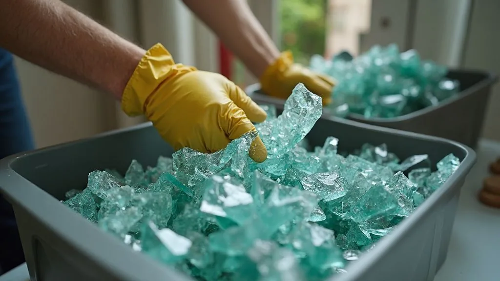 Balkontür Glas kaputt