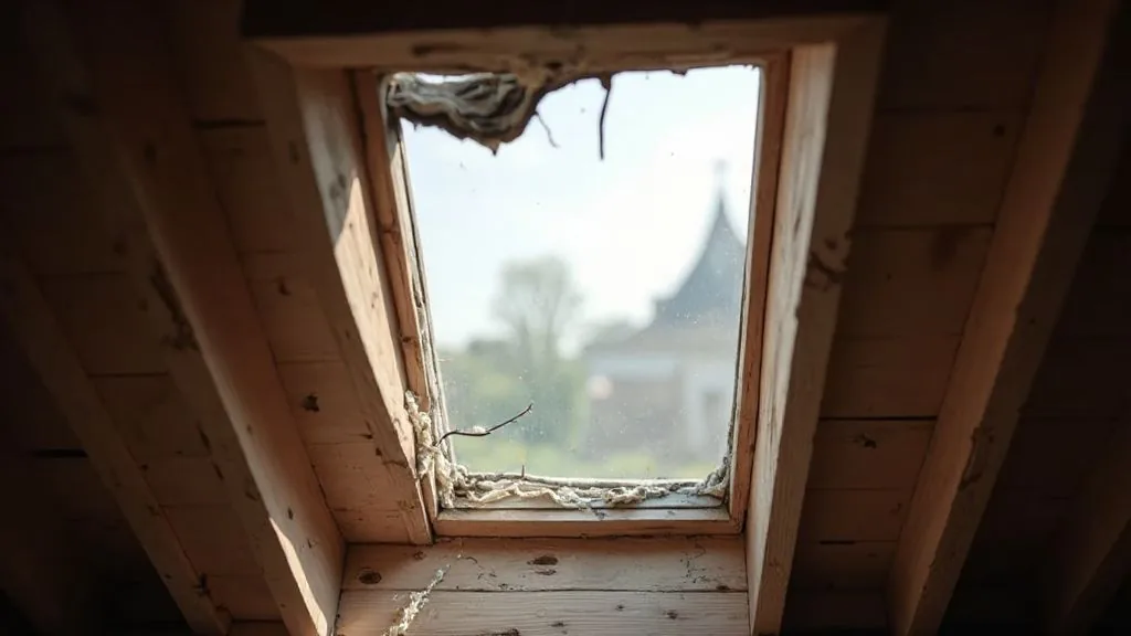 Dachfenster Glas kaputt